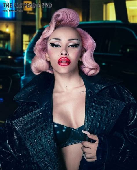 Doja Cat Exposed Tits In Mesh Dress Photos The Fappening