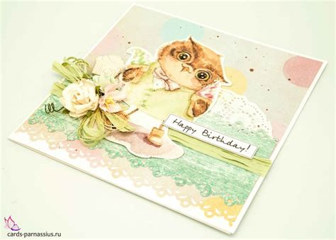 Открытка сова ;-) | Работы, Цветы кактуса, Декор зелени