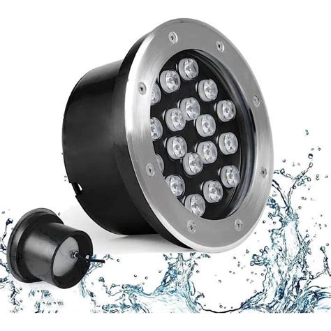 Lumière Led Submersible Spot Led Sous Marin 12V Ip68 Étanche Acier