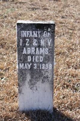 Infant Abrams M Morial Find A Grave