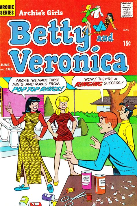 Archies Girls Betty And Veronica 186 Issue