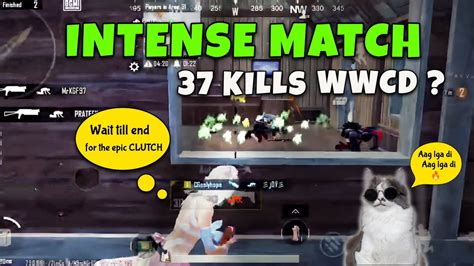 Bgmi Classic Match Intense Clutches⚡ 37 Kills Wwcd Road To 100