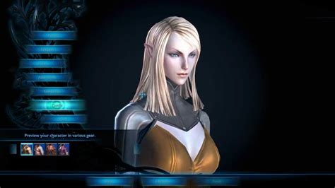 Tera High Elf Female Character Creation Youtube