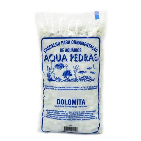 Substrato Para Aquários Dolomita Nº1 1 Kg Aqua Pedras