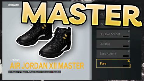 How To Make Air Jordan 12 Master In Nba 2k23 Nba 2k23 Shoe Creator Youtube