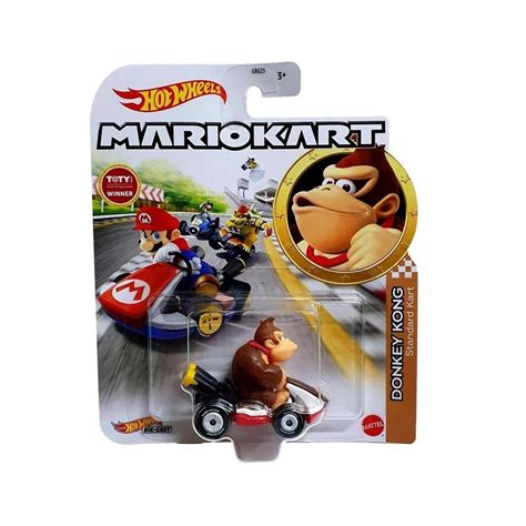 Donkey Kong Standard Kart Hot Wheels At Philip Mayers Blog