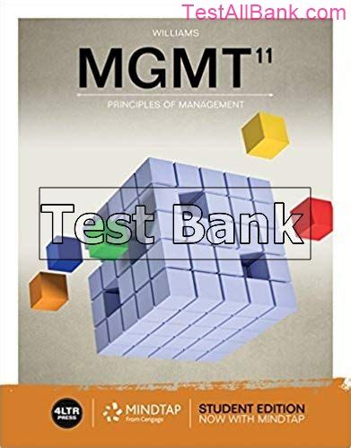 MGMT 11th Edition Williams Test Bank