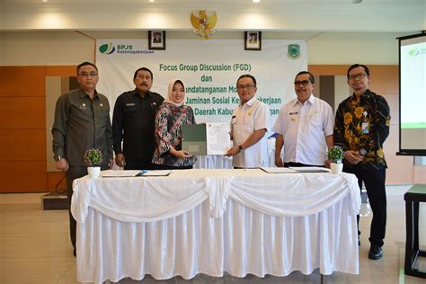 Sekda Tandatangani Mou Optimalisasi Penyelenggaraan Jaminan Sosial