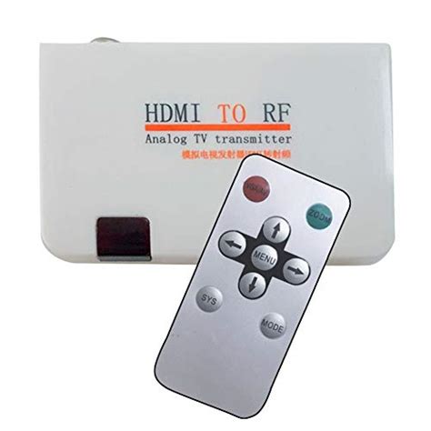 Buy HDMI To RF Coaxial Converter Modulator Box For Old TV HDMI In