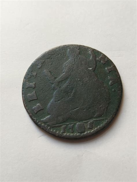 1701 Uk Gb Half Penny Coin William Iii Ebay