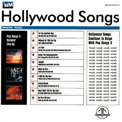 Hollywood Songs Pop Songs 3