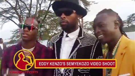 Behind The Scenes Of Semyekozo Eddy Kenzo Video Youtube