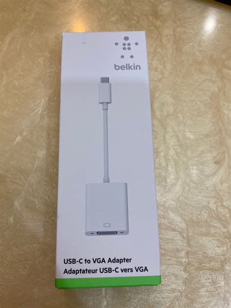 Belkin Usb C To Vga Adapter Computers And Tech Parts And Accessories Cables And Adaptors On Carousell