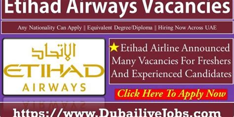 Etihad Airways Careers In Abu Dhabi 2024 Etihad Is Hiring Now Free