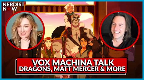 Legend Of Vox Machina Matt Mercer Ashley Johnson Taliesin Jaffe