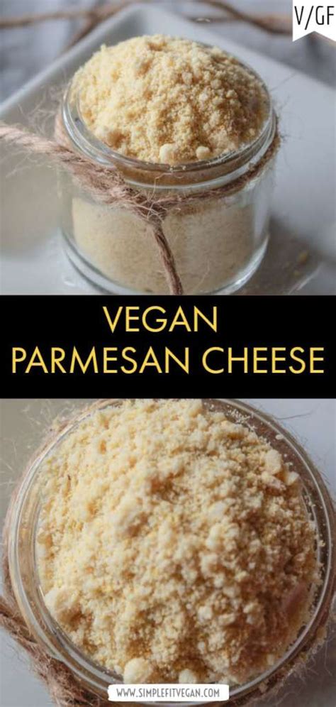 Vegan Parmesan Cheese - SimpleFitVegan