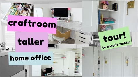 Te enseño cajon por cajon Tour de oficina taller craftroom home office