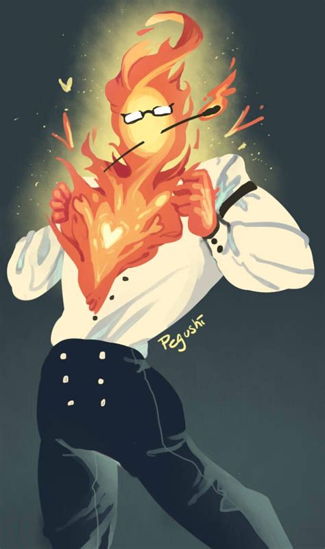 Underlust Grillby Fan Art