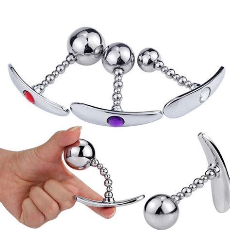 Men Women Prostate Massager Metal Anal Dildo Butt Plug Anal Stopper Adult Toy Eur