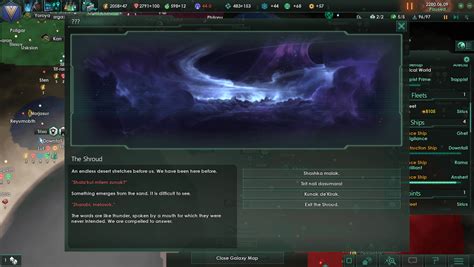 How To Answer This Shroud Event Rstellaris