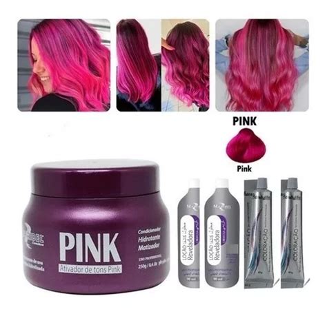 Kit Pink Mairibel 1 Matizador 250g 2 Tinta 2 Ox 30v 90ml Parcelamento