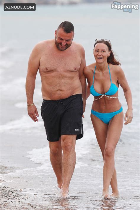 Chanelle Hayes Sexy Seen With Dan Bingham Showing Off Her Sizzling Bikini Body At Zante Beach