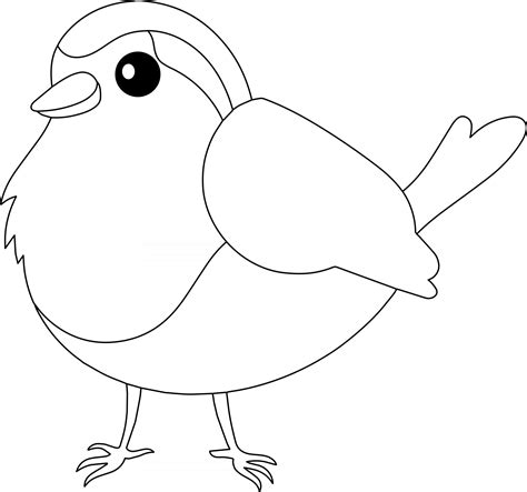 Robin Kids Coloring Page Great For Beginner Coloring Book 2515876