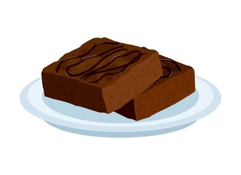 Chocolate Brownie Clipart Over Royalty Free Licensable Stock