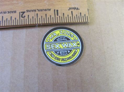 Mr Zog S Sex Wax Surf Board Surfing Mini Sticker Decal Or Mm Vintage New Old Stock Unused