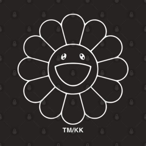 SMILING FLOWER HYPEBEAST MASK BLACK - Murakami - Pin | TeePublic