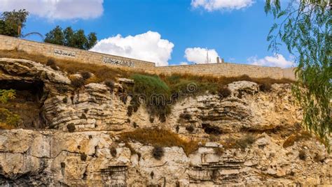 Golgotha Or Calvary In Jerusalem The Hill Of The Stock Photo Image