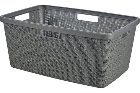 Корзина для хранения белья горизонтальная с ручками Curver JUTE 46 ...