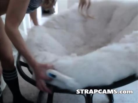 Naughty Cute Blonde Teen Masturbates With Hitachi