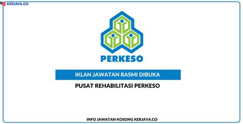 Jawatan Kosong Terkini Pusat Rehabilitasi PERKESO Kerja Kosong