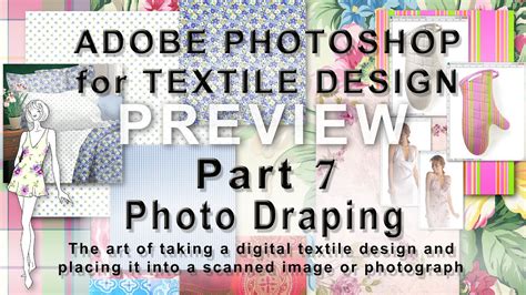 Adobe Photoshop For Textile Design Part Photo Draping Youtube