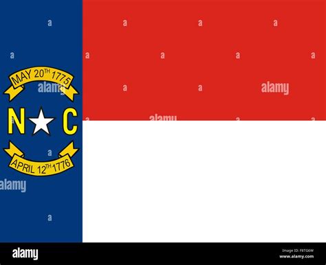 North Carolina Flag Stock Photo - Alamy