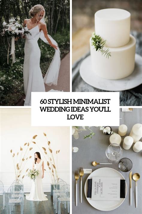 Minimalist Wedding Ideas | Dresses Images 2022