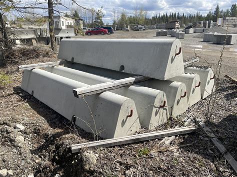 Precast Road Barriers for Sale in Vanderhoof, BC — Nechako Concrete