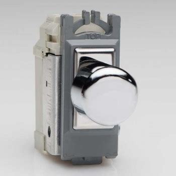 Varilight 0 300W Push On Off Rotary LED Dimmer Module GJP300C UKES