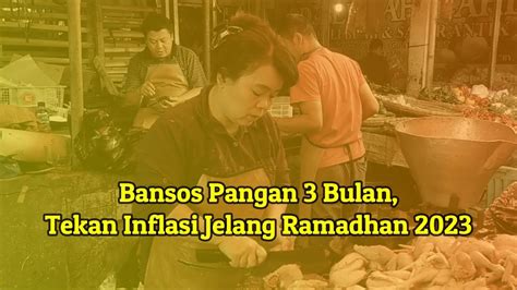 Akan Ada Bansos Pangan Airlangga Hartarto Tekan Inflasi Jelang