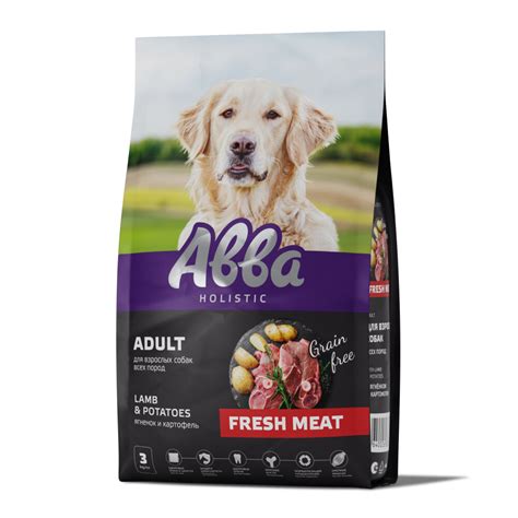 Авва Premium Grain Free Adult корм для собак всех пород старше 1 года ...