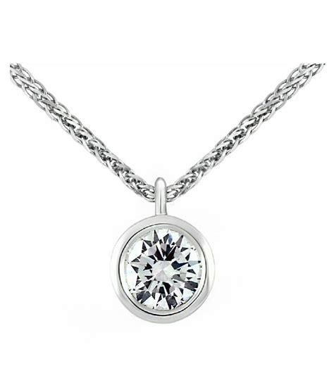 9 25 Ratti Zircon Original Lab Certified Silver Pendant For