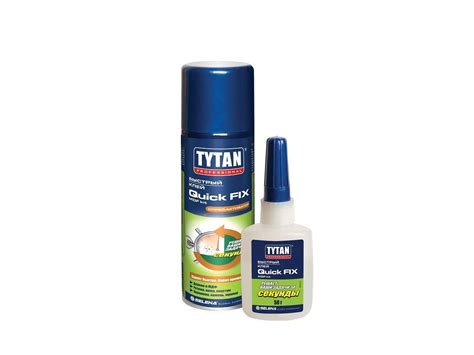 Клей TYTAN Professional двухкомпонентный цианоакрилатный для МДФ - Клей ...