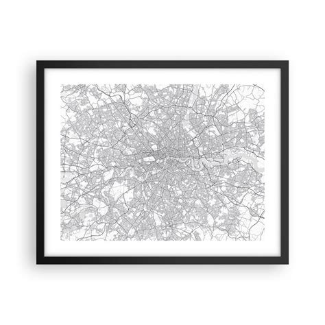 Plakat w ramie Arttor Mapa londyńskiego labiryntu 50x40 cm Plakat w