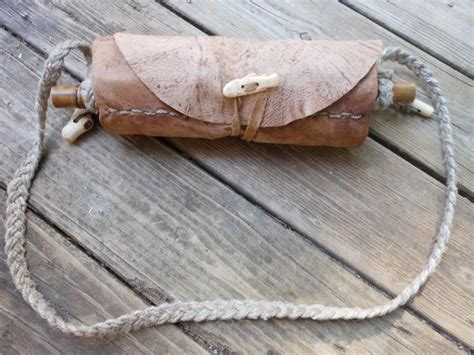 My Tool Kit Paleoplanet Bushcraft Kit Canvas Leather Bag