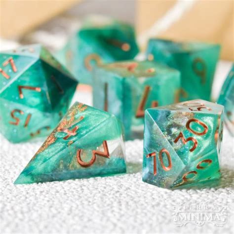 Sunken City Rpg Dice Set Handmade By Mighty Mighty Dice