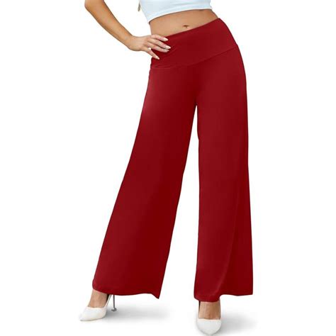 Arolina Womens Stretchy Wide Leg Palazzo Lounge Pants Casual Comfy High Waist Palazzo Pants