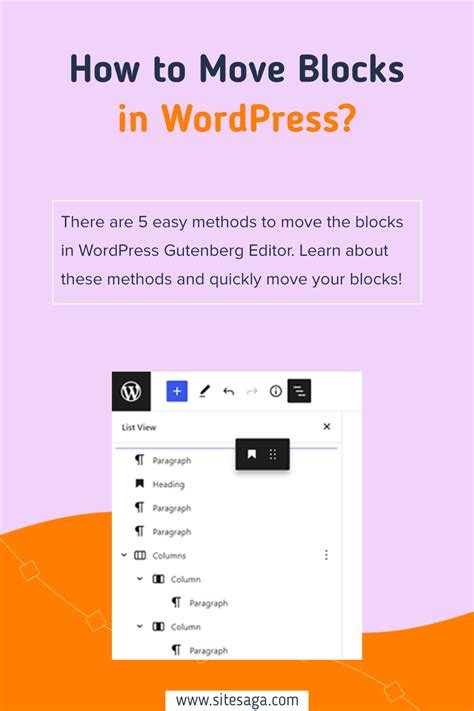 How To Move Blocks In WordPress Gutenberg Editor