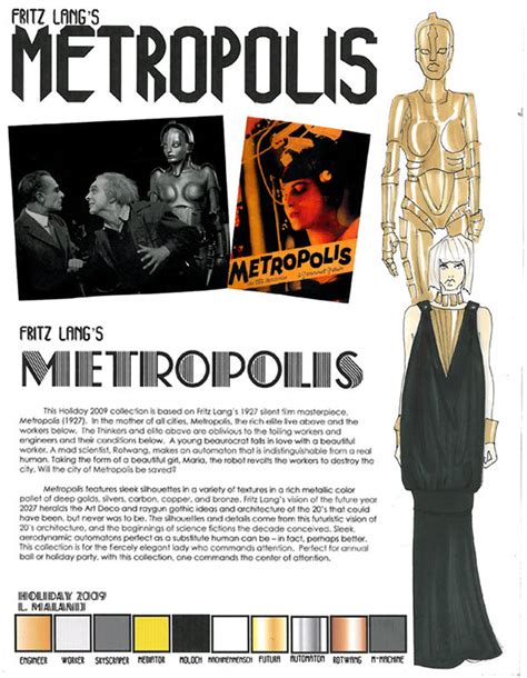 Fashion Illustration Portfolio Metropolis On Behance