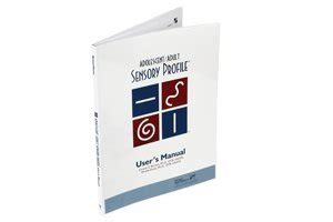 Adolescent Adult Sensory Profile Catana Brown